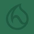 Hydracy Large BPA Free Water Bottle with Time Marker & No Sweat Sleeve — Moonlight Green
