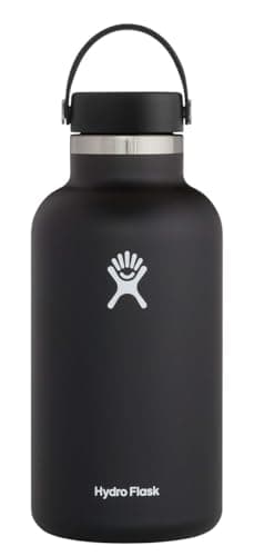 Hydro Flask Wide Mouth Insulated Stainless Steel Water Bottle with Leakproof Lid