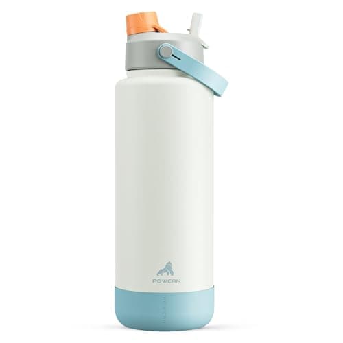 Cotton Candy 64 oz Insulated Stainless Steel Water Bottle, Cold 24H, Leak-Proof, Straws Included — Be Free