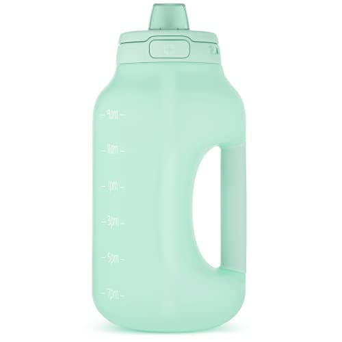 Ello Hydra 64oz Leak Proof Water Jug with Straw, Motivational Markers, BPA Free
