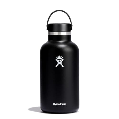 Hydro Flask Wide Mouth Insulated Stainless Steel Water Bottle with Leakproof Lid