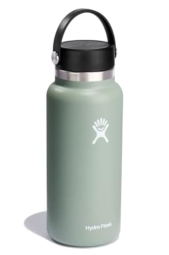 Hydro Flask Wide Mouth Insulated Stainless Steel Water Bottle with Leakproof Lid — AGAVE