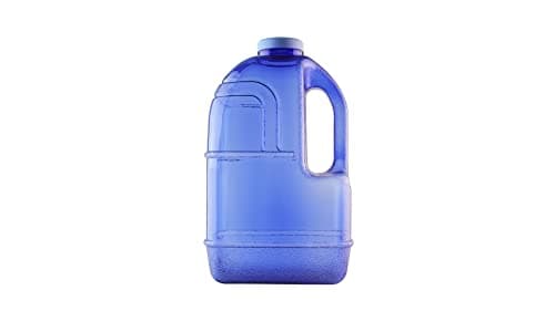 New Wave Enviro Iconic 1 Gallon Blue Round BPA Free Water Bottle — Square