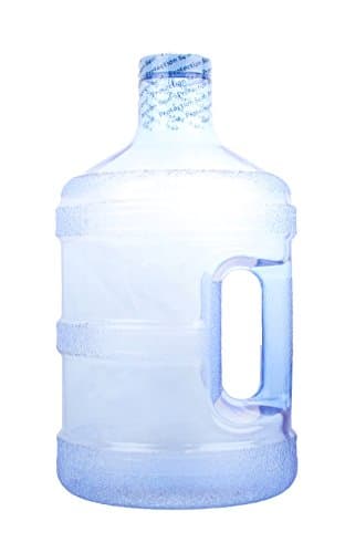 Blue 1 Gallon Round BPA Free Water Bottle (48mm Cap) — Natural Blue