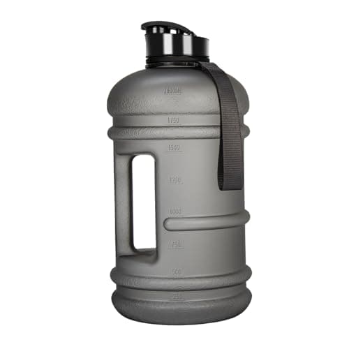 TOOFEEL 2 Liter BPA Free Water Bottles - Matte Black, Ideal for Gym and Reusable Sports Drink Container — Matte Light Gray