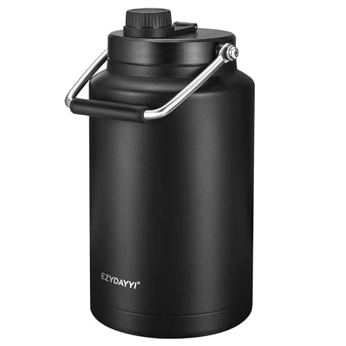 128 oz Triple Walled Insulated Metal Water Bottle, BPA Free
