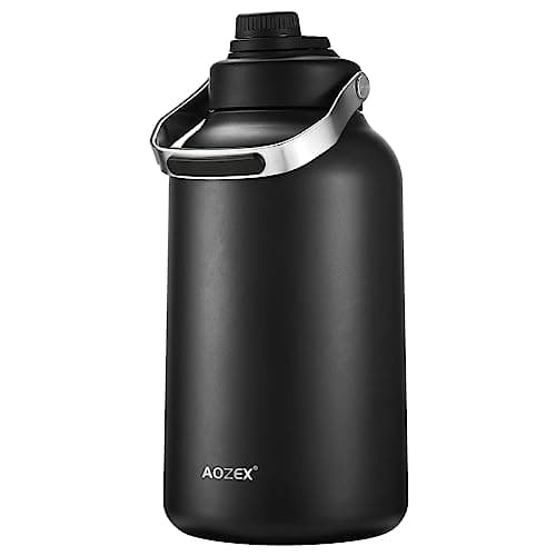 Stainless Steel 1 Gallon Insulated Water Bottle for Camping and Sports