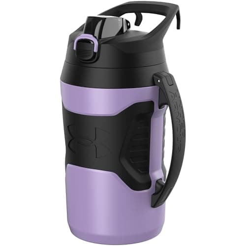 Under Armour Insulated Half Gallon Water Bottle, 64oz Leak Resistant Jug with Handle — Octane