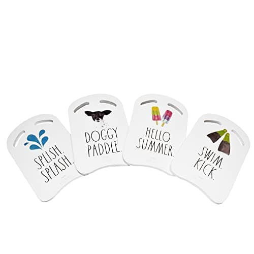 Rae Dunn CocoNut Float Foam Kickboards - Swim Training Board with Classic Artwork