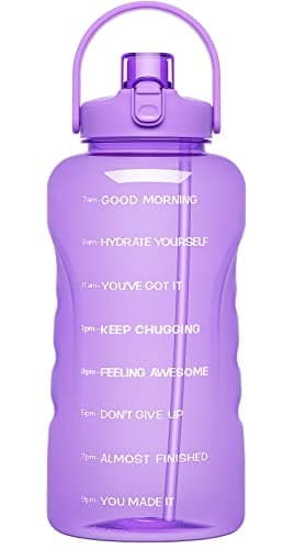 HydroPal 1 Gallon Water Bottle with Straw, BPA Free, Gym Fitness Camp — Amethyst