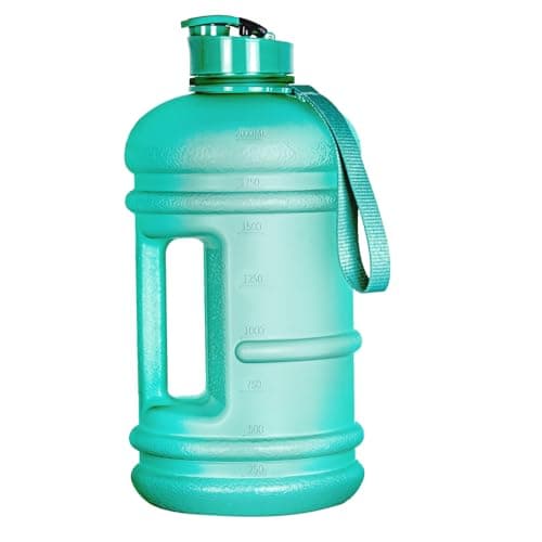TOOFEEL 2 Liter BPA Free Water Bottles - Matte Black, Ideal for Gym and Reusable Sports Drink Container — Matte Mint Green