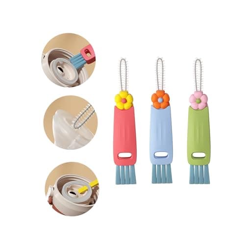 3 in 1 Cleaning Brush - Thoroughly Clean Bottles, Cups, and Tight Spaces - Home & Kitchen Essential
