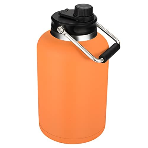 Zenbo 128 oz Cold Brew Vacuum Insulated Bottle — Orange