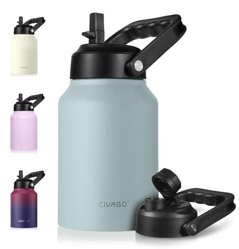 CIVAGO 64 oz Insulated Water Bottle, Navy Blue — Sage