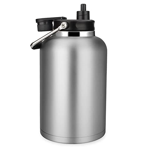 Zenbo 128 oz Cold Brew Vacuum Insulated Bottle — Stainless Steel