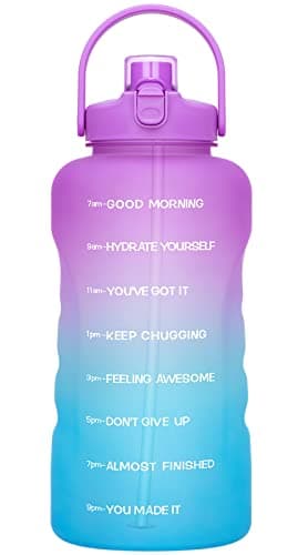 HydroPal 1 Gallon Water Bottle with Straw, BPA Free, Gym Fitness Camp — 128 OZ Jacaranda