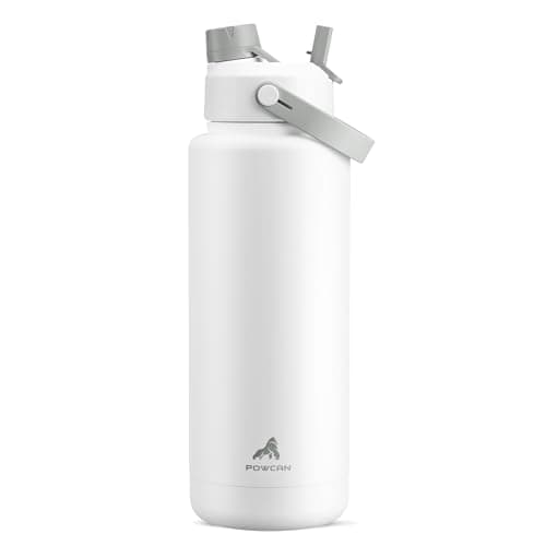 Cotton Candy 64 oz Insulated Stainless Steel Water Bottle, Cold 24H, Leak-Proof, Straws Included — Polar