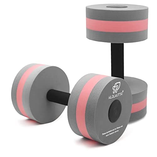 Aquatic Dumbbells for Water Aerobic Exercise and Fitness — Grey