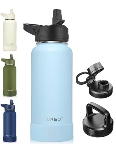 CIVAGO 128 oz Insulated Water Bottle, Black — Dreamy Blue