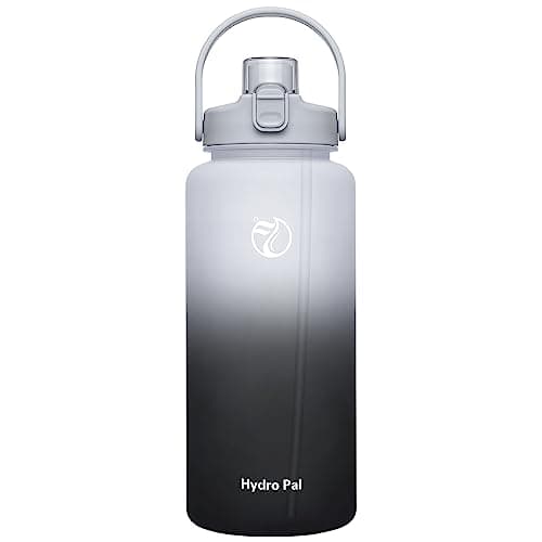Motivational Half Gallon Water Bottles with 2 Straws and Time Marker — Moonlit Asteroid