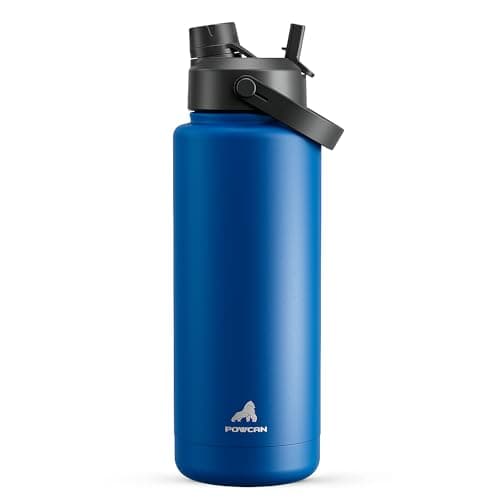 Cotton Candy 64 oz Insulated Stainless Steel Water Bottle, Cold 24H, Leak-Proof, Straws Included — Pacific Ocean