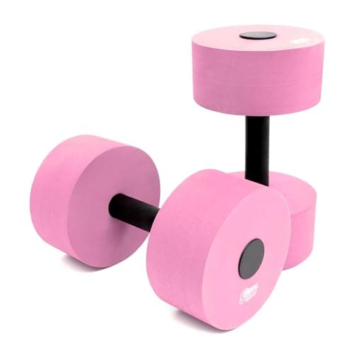 Water Dumbbell Set for Water Aerobics and Aqua Therapy — Pink