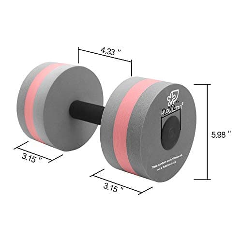 High-Density EVA-Foam Water Weights Dumbbells Set for Aquatic Fitness