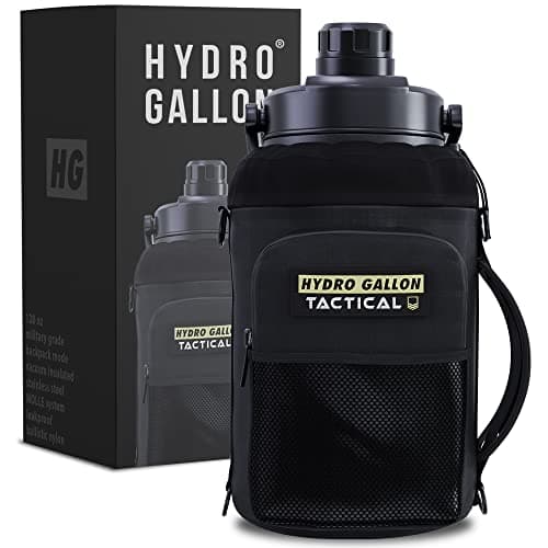 Military Grade Hydro Gallon Insulated 1 Gallon Water Bottle Jug, 128oz Thermos