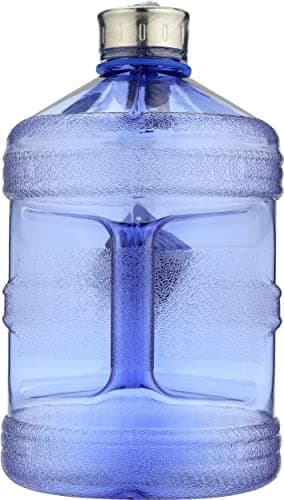 New Wave Enviro Iconic 1 Gallon Blue Round BPA Free Water Bottle