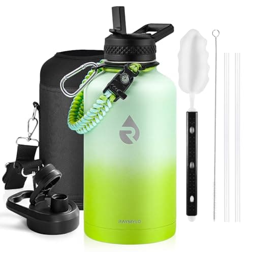 Triple Wall Insulated 64 oz Water Bottle (Cold 48 Hrs) — Ombre Green
