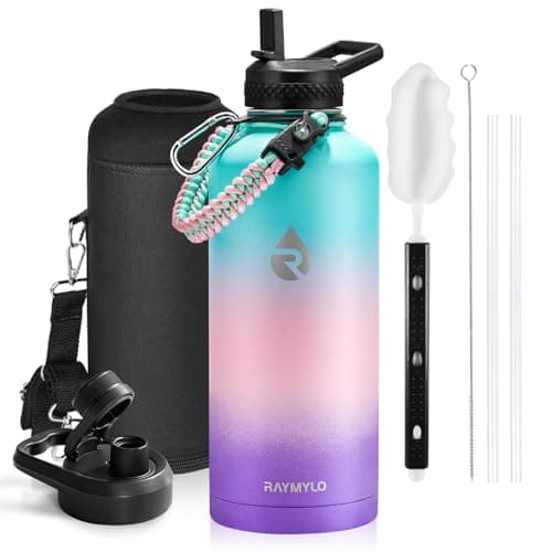 Triple Wall Insulated 64 oz Water Bottle (Cold 48 Hrs) — Hydrangea