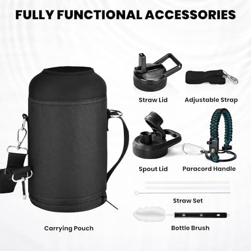 Triple Wall Insulated 64 oz Water Bottle (Cold 48 Hrs)