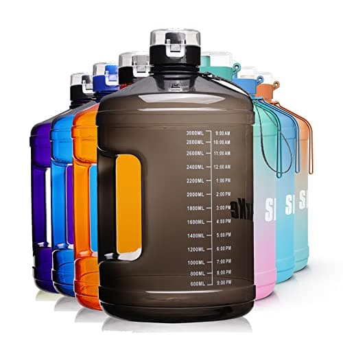 128oz Leakproof BPA Free Motivational Water Bottle with Handle