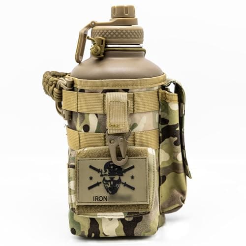 Iron Infidel Battle Bottle - 64 oz Insulated Stainless Steel Water Bottle (OCP Camo) — 64oz - Camo OCP