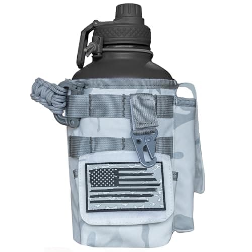 Iron Infidel Battle Bottle - 64 oz Insulated Stainless Steel Water Bottle (OCP Camo) — 64oz - Arctic Camo