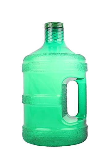 Blue 1 Gallon Round BPA Free Water Bottle (48mm Cap) — Green