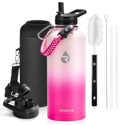 Triple Wall Insulated 64 oz Water Bottle (Cold 48 Hrs) — Ombre Pink