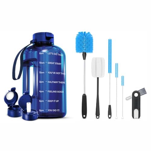 AQUAFIT 1 Gallon Water Bottle & 6pc Brush Kit