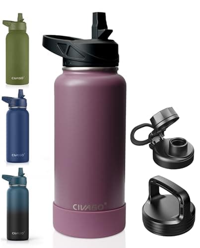 CIVAGO 128 oz Insulated Water Bottle, Black — Dreamy Plum