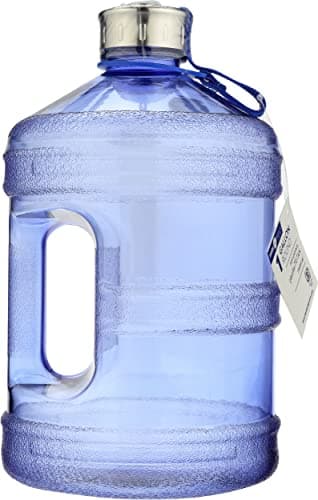 New Wave Enviro Iconic 1 Gallon Blue Round BPA Free Water Bottle