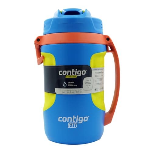 Contigo Fit Jug, 64 oz Blue Poppy