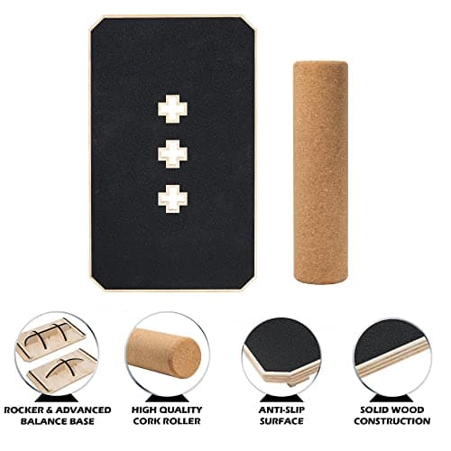 Multi-Optional Wooden Balance Board for Desk and Core Training