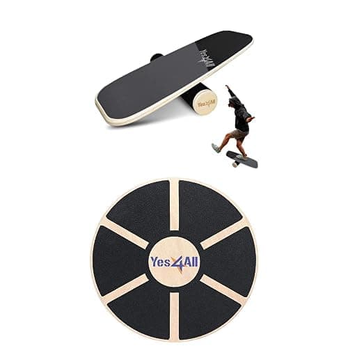 Yes4All Premium Surf Balance Board for Core Training & Stability