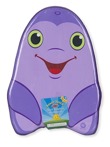 Melissa & Doug Sunny Patch Dolphin Kickboard for Learning to Swim