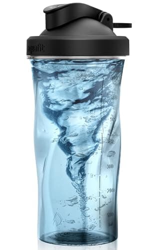 Protein Shaker Bottle for Fitness Enthusiasts — Clear-Black
