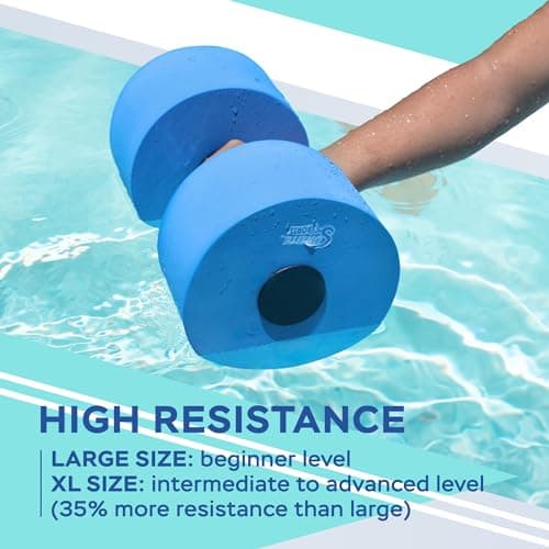 Water Dumbbell Set for Water Aerobics and Aqua Therapy