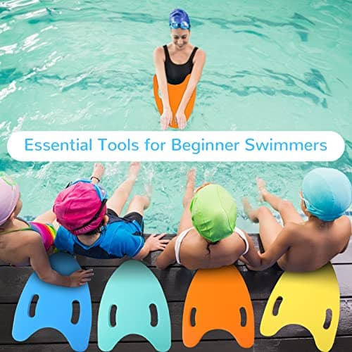 Meooeck 8 Pcs 4 Color Swimming Kickboards for Adult Kids Float Exercise Tool…