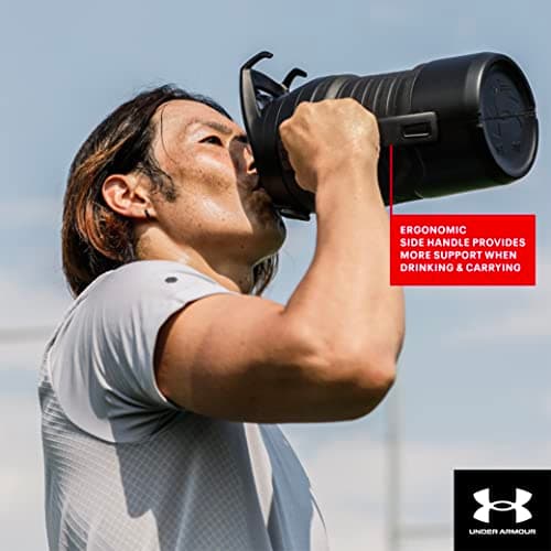 Under Armour Insulated Half Gallon Water Bottle, 64oz Leak Resistant Jug with Handle