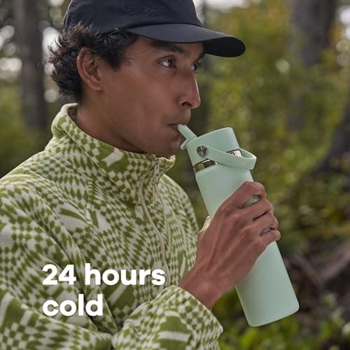 Hydro Flask 24 Oz Wide Mouth Straw Cap Surf Bottle