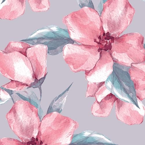 32/40/64/128 oz Neoprene Insulated Water Bottle Bag with Strap & Paracord Handle — Pink Flowers